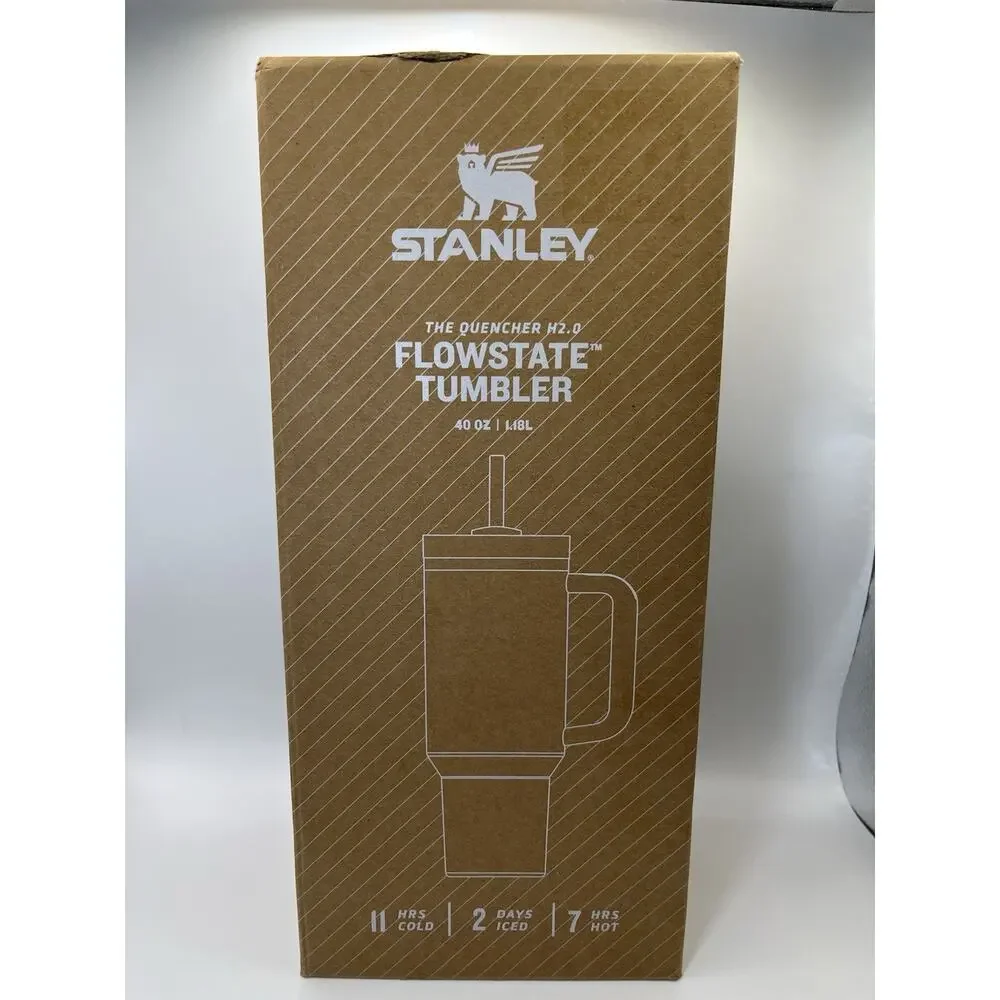 Stanley Quencher H2.0 FlowState 40 oz Tumbler Citron Handle Straw NEW IN BOX